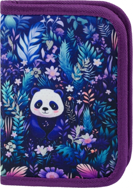 Baagl školní jednopatrový penál Jungle Panda