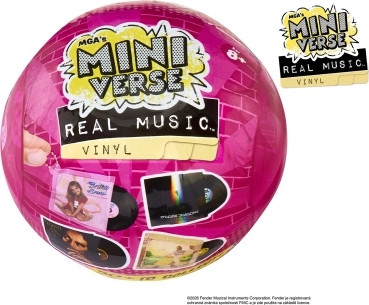 MGA's Miniverse real music mini vinylové desky s gramofonem - 1 kus