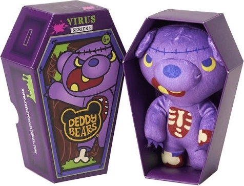 Deddy Bears Virus plyšový medvídek v rakvi