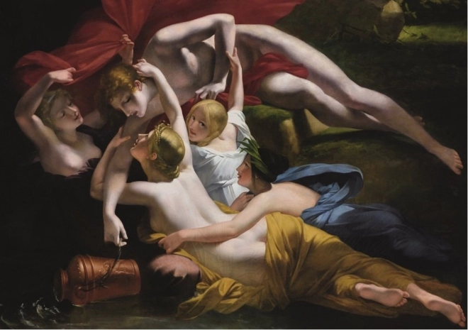 Puzzle ART PUZZLE muzeum: Hylas a nymfy, 1812, 1500 dílků