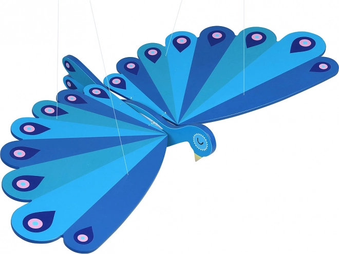 Dřevěný létající páv VILAC – závěsná dekorace