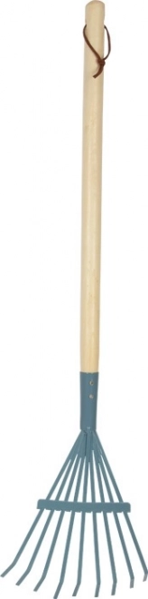 Dětská zahradní hrábě SMALL FOOT – modrá, 73 cm