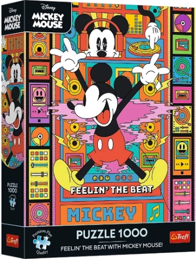 Puzzle Premium Plus 1000 dílků Ciť rytmus s Mickeym