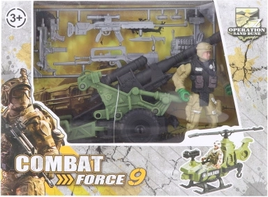 Vojenská sada s kanónem pro děti