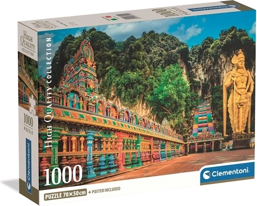 Clementoni puzzle 1000 dílků compact malované Batu Caves