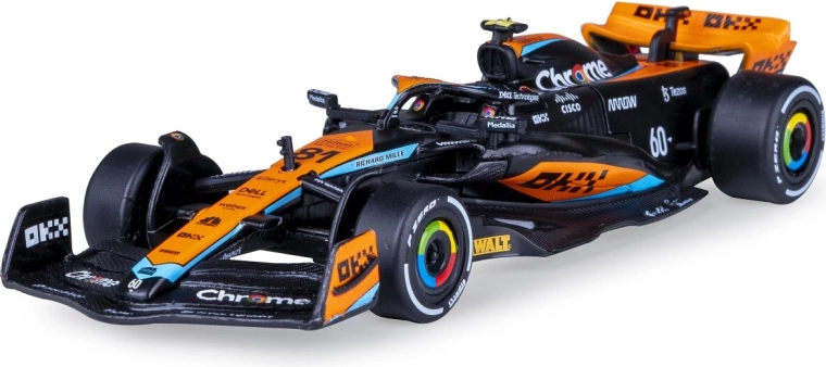 Model vozu McLaren MCL60 2023 Diecast 1:43 černý