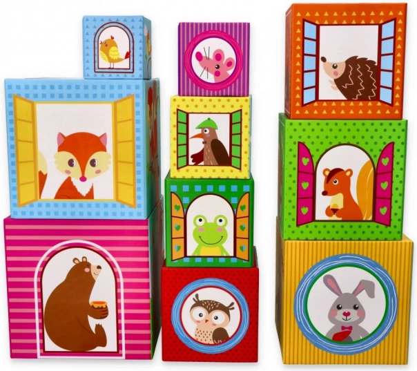 Skládací věž Lelin Lesní kostky