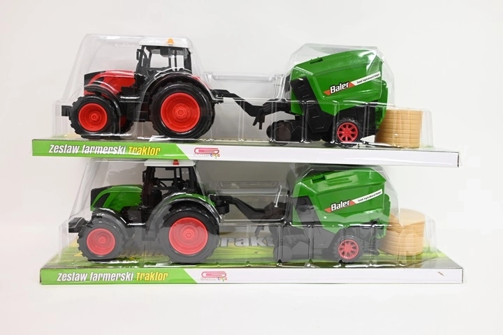 Traktor s přídavným zemědělským strojem Gazelo