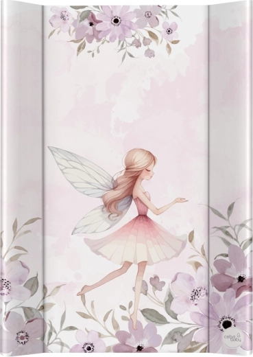 Ceba baby měkká přebalovací podložka s bočními hranami basic meadow fairy 50 × 70 cm