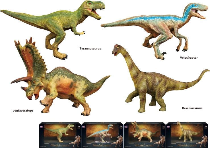 Dinosauří svět figurky dinosaurů 4 druhy