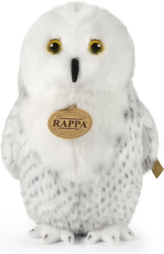 Plyšová sova sněžná Rappa eco-friendly 24 cm