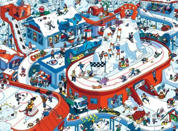 Ravensburger puzzle Zimní říše divů XXL 200 dílků