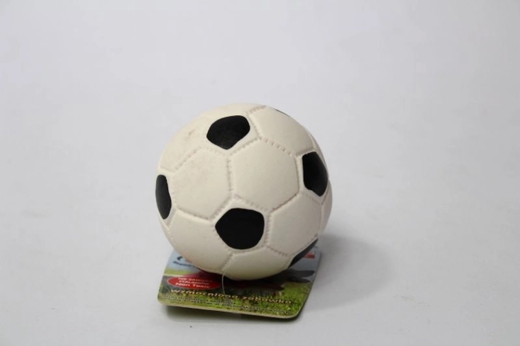 Pískací fotbalový míček 7 cm