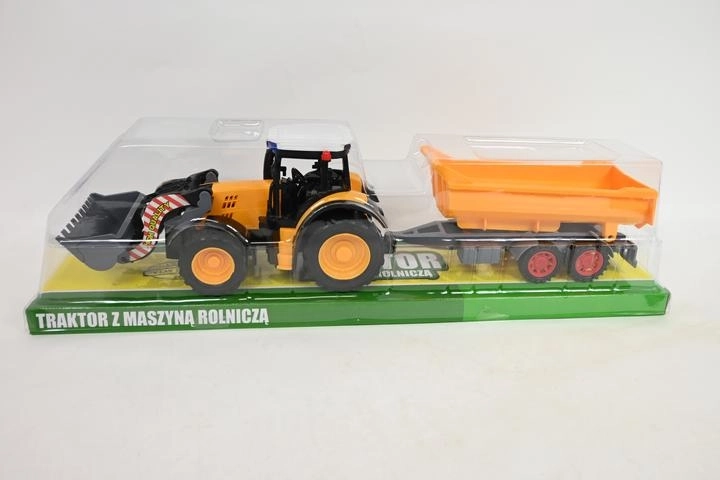 Traktor s přívěsem (dětská hračka)