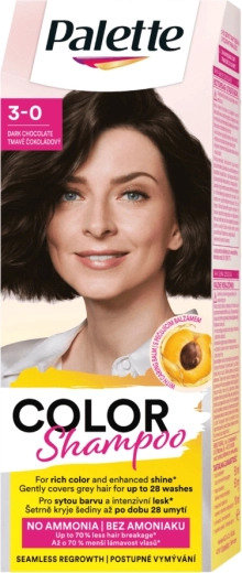 Palette Color Shampoo tmavě čokoládový 3-0, 50 ml