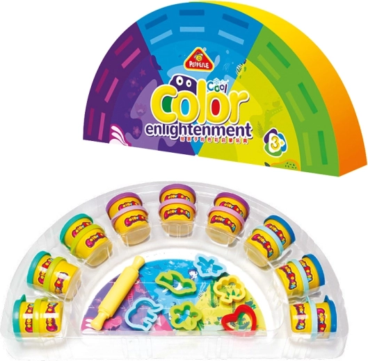 Velká sada modelín – 18 kusů ve studených barvách