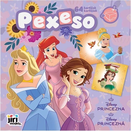 Pexeso v sešitě Princezny