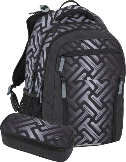 Bagmaster školní set Porto 26 A šedý