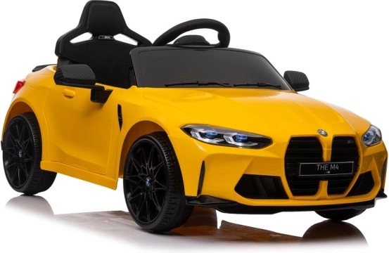 Dětské elektrické auto BMW M4 žluté