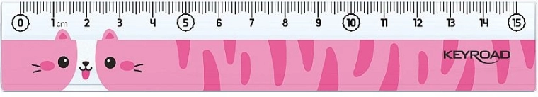 Pravítko Keyroad se zvířátky 15 cm