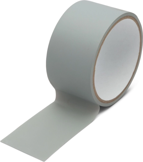 Šedá PVC lepicí páska 8 m × 50 mm