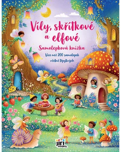 Velká samolepková knížka Víly, skřítkové a elfové
