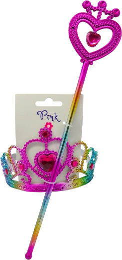 Sada korunka a kouzelná hůlka pro malé princezny