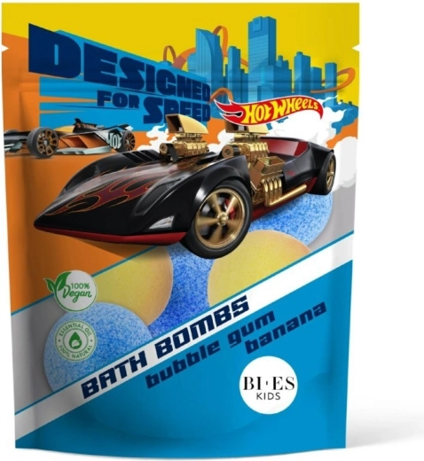 Koupelové bomby HOT WHEELS s vůní žvýkačky a banánu