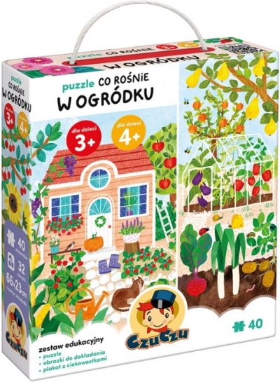 Puzzle co roste na zahrádce – vzdělávací sada