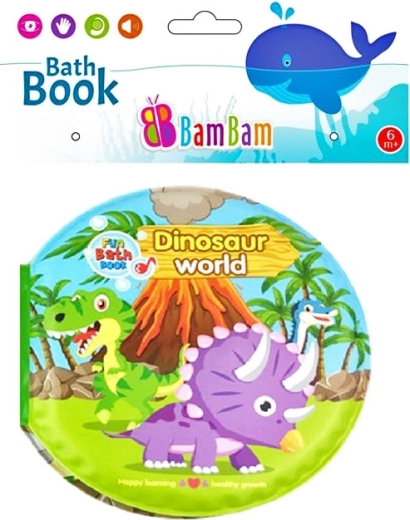 Knížka do koupele dinosauři se zvukem