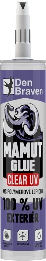Transparentní lepidlo MAMUT GLUE CLEAR UV, 290 ml