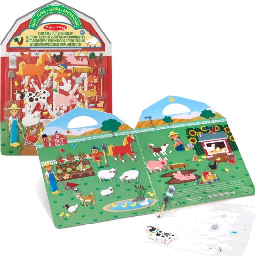 Farma – opakování opakovaně použitelných samolepek a herní plán MELISSA & DOUG