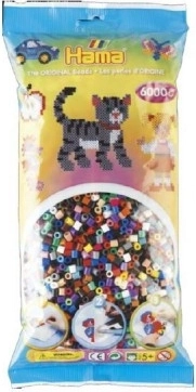 Zažehlovací korálky hama midi barevné 6000 ks