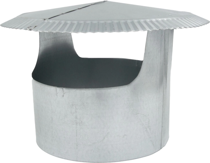 Komínová stříška 180 mm z pozinku