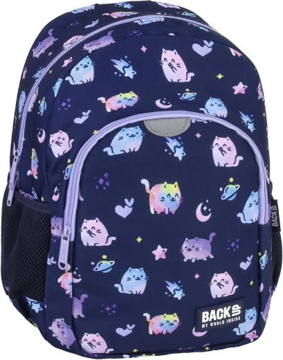 Dětský batoh BackUP violet kittens 12 l
