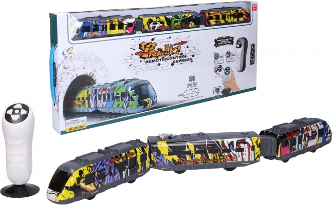 Vlaková souprava graffiti RC 117 × 66 cm