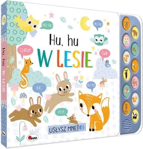 Uslyš mě! Hu hú v lese – zvuková senzorická knížka