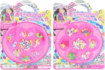 Korálky různých tvarů a velikostí