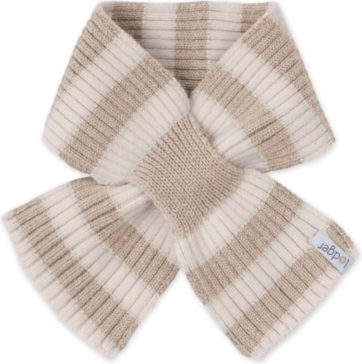 Lodger dětská merino šála Stripe béžová