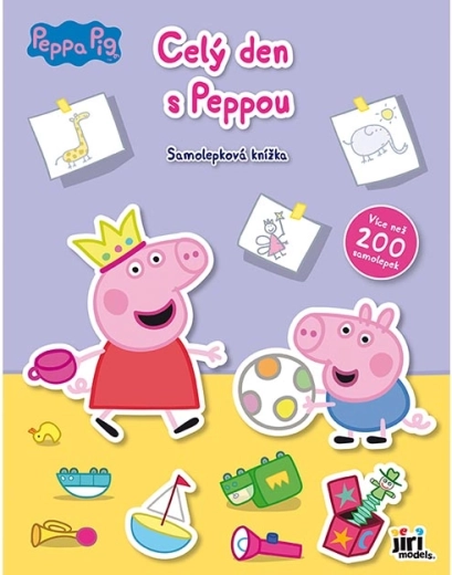 Velká samolepková knížka celý den s Peppou