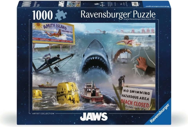 Ravensburger puzzle Artist Collection: Čelisti 1000 dílků