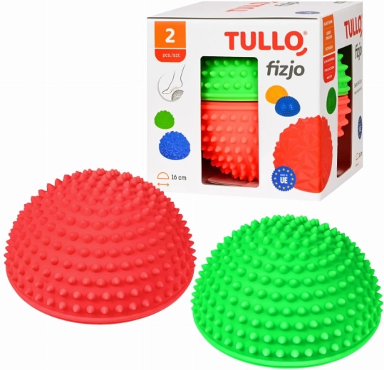Tullo sada dvou senzorických balančních polokoulí s výstupky