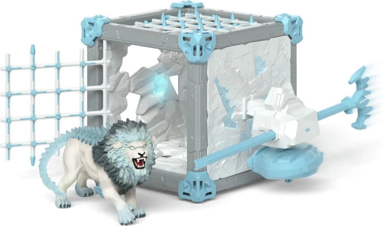 Schleich Eldrador battlecave ledový lev