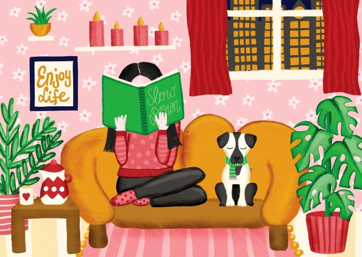 Enjoy puzzle Zpomal 1000 dílků