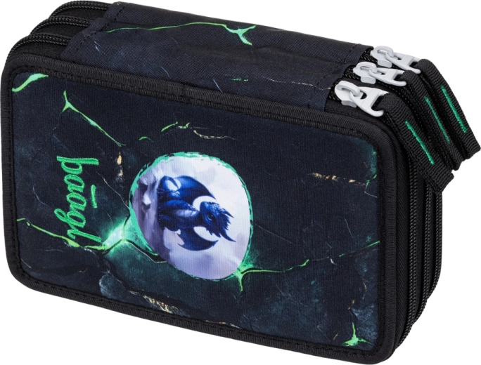 Školní penál třípatrový s motivem draka BAAGL