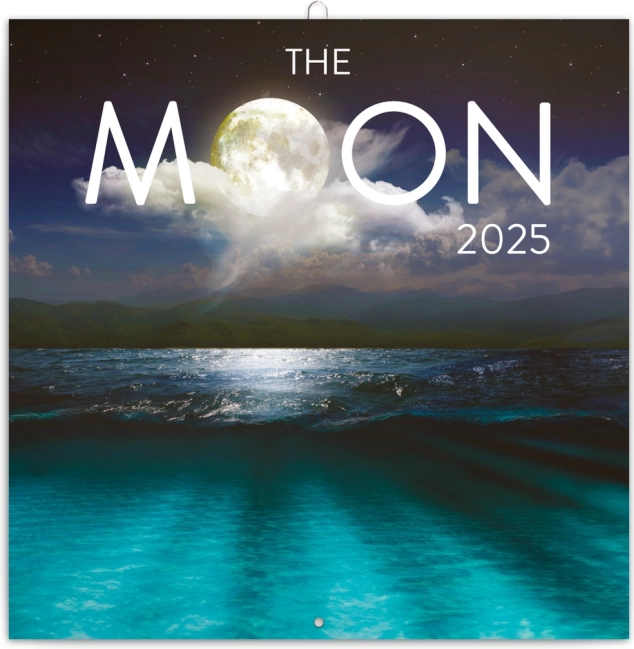 Poznámkový kalendář Měsíc 2025 30 × 30 cm