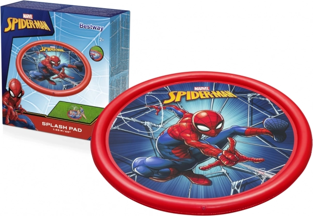 Dětská hrací podložka s fontánou Spider-Man Bestway 165 cm