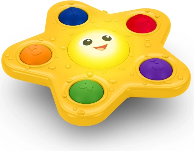 Baby Einstein aktivní hračka s přísavkou Pop & Glow Starfish pro miminka 6m+
