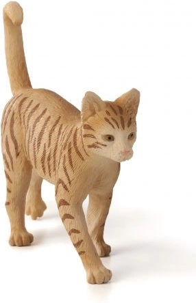 Zrzavá Mourovatá Kočka Figurka