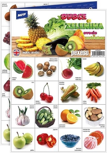 Pexeso – dětská paměťová hra, mix motivů